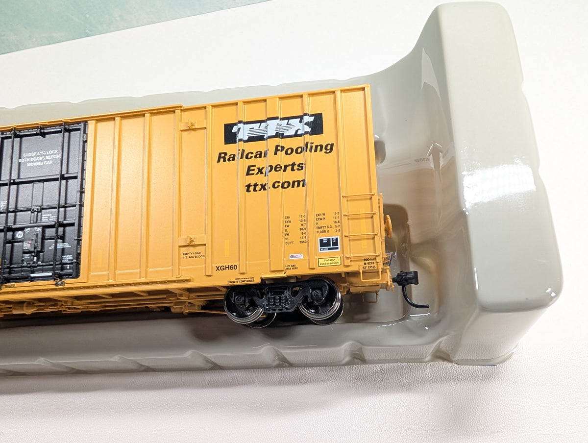Athearn Genesis G4124 HO Scale 60' Gunderson Box Car TTX TBOX #660196