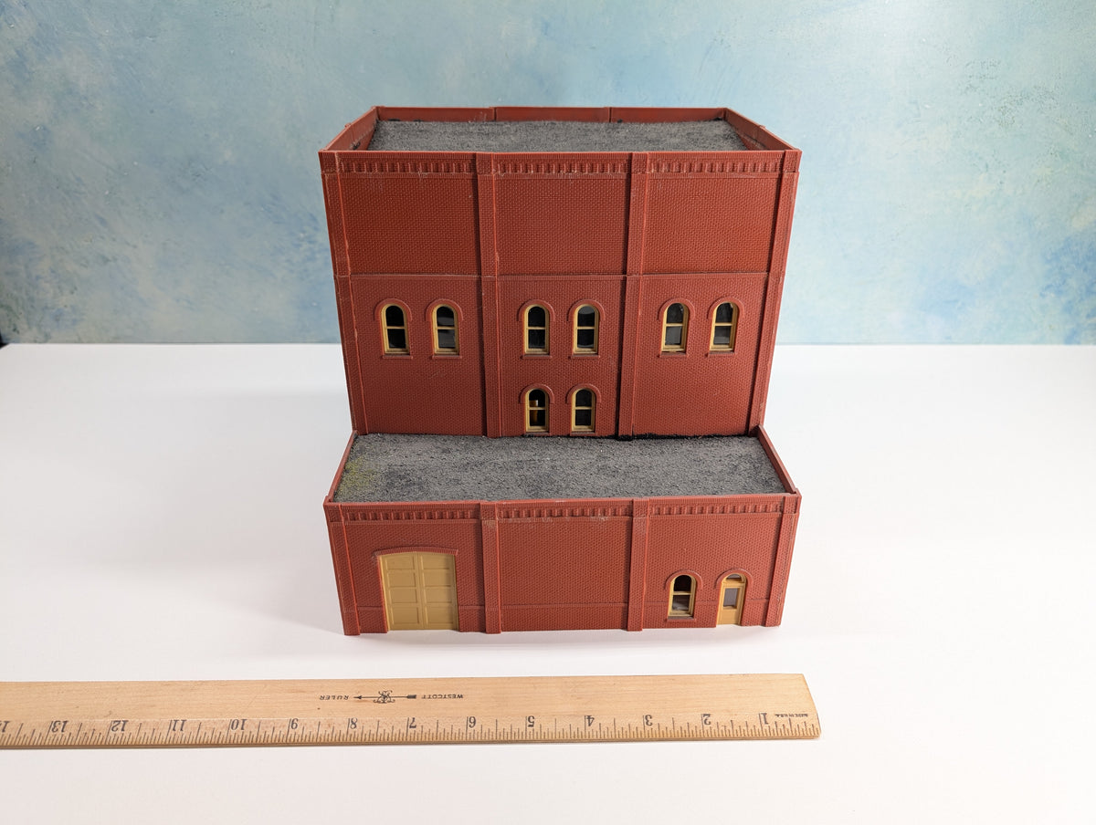 USED DPM HO Scale Large Brick Warehouse
