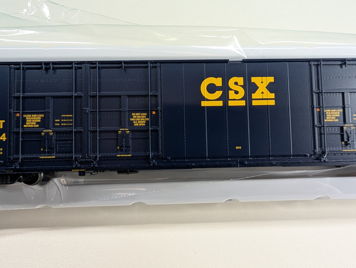 Tangent #25517-03 HO Scale 86' HI-Cube Quad Plug Door Box Car CSX CSXT #179314 Metal Wheels
