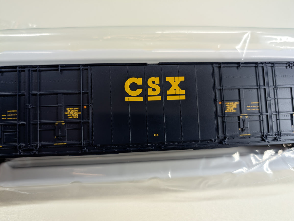 Tangent #25517-04 HO Scale 86' HI-Cube Quad Plug Door Box Car CSX CSXT #179319 Metal Wheels