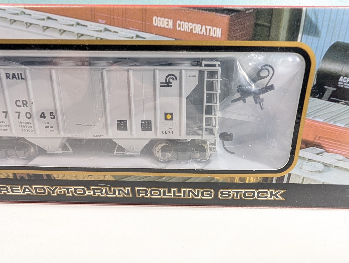 Atlas #1846-2 HO Scale PS-2 Covered Hopper Conrail CR #877045 Metal Wheels