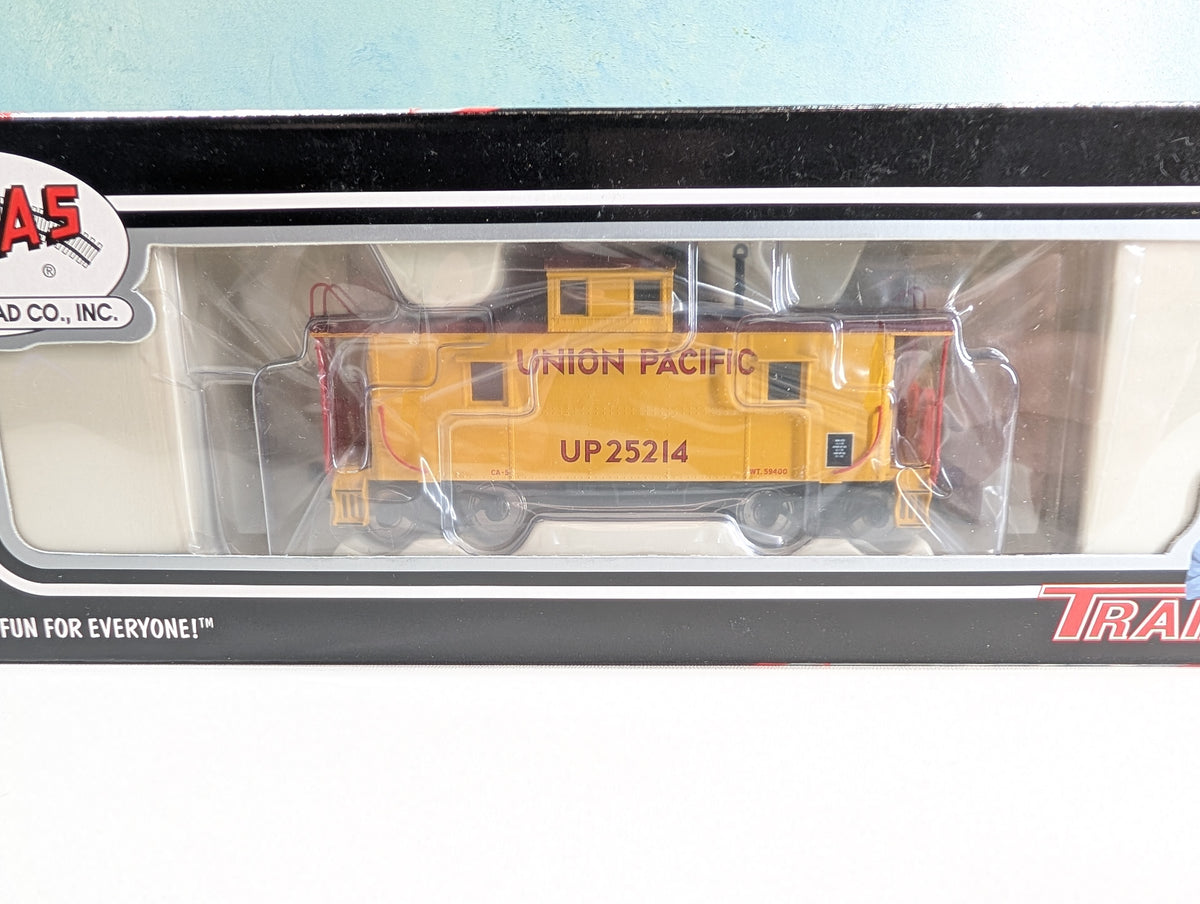 Atlas Trainman 954 HO Scale Cupola Caboose Union Pacific UP #25214 Metal Wheels