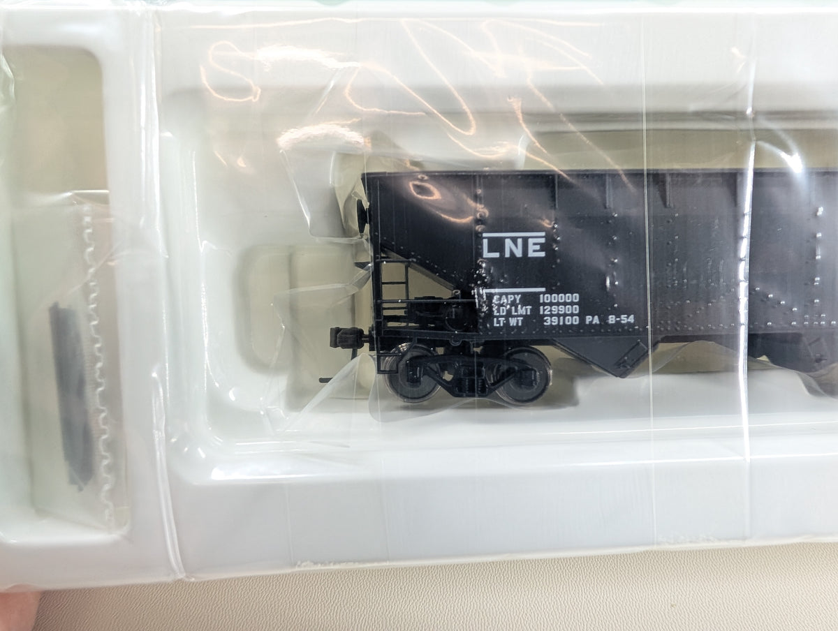 Atlas Trainman #ARHS-07 HO Scale 2 Bay Offset Hopper w/ Decals Lehigh & New England LNE Metal Wheels