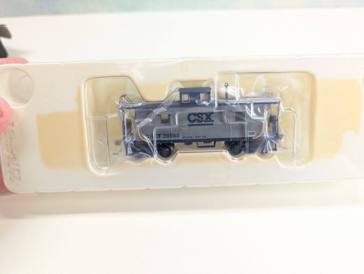 Atlas Trainman 11343 HO Scale Cupola Caboose CSX CSXT #20988 Metal Wheels