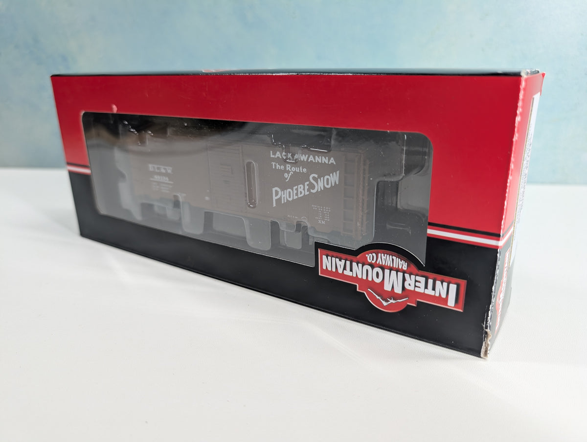Intermountain HO Scale 40' Box Car Delaware, Lackawanna & Western Railroad DL&W #49134 Metal Wheels