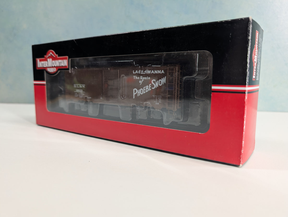 Intermountain HO Scale 40' Box Car Delaware, Lackawanna & Western Railroad DL&W #49119 Metal Wheels
