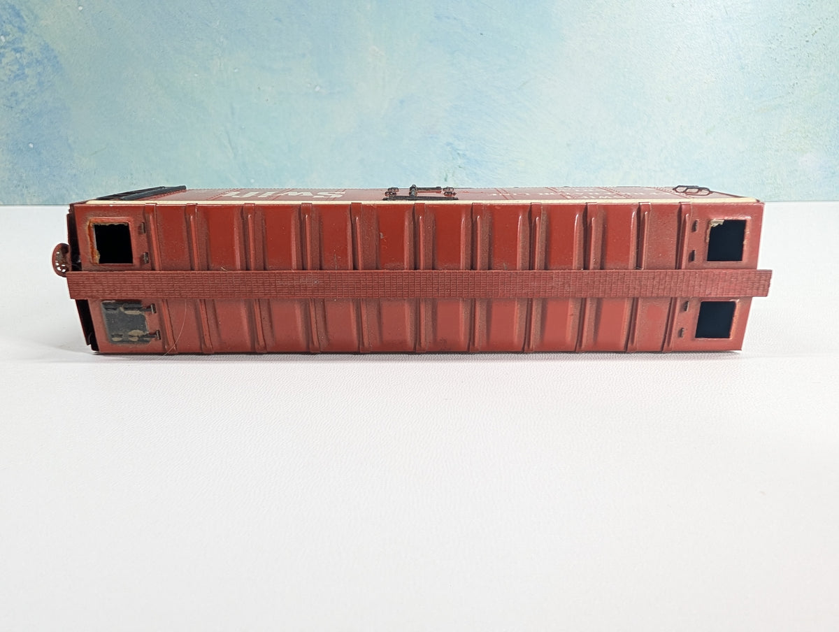 USED Athearn A 409 HO Scale 40' Box Car, Metal Swift Refrigerator Line SRLX #12909