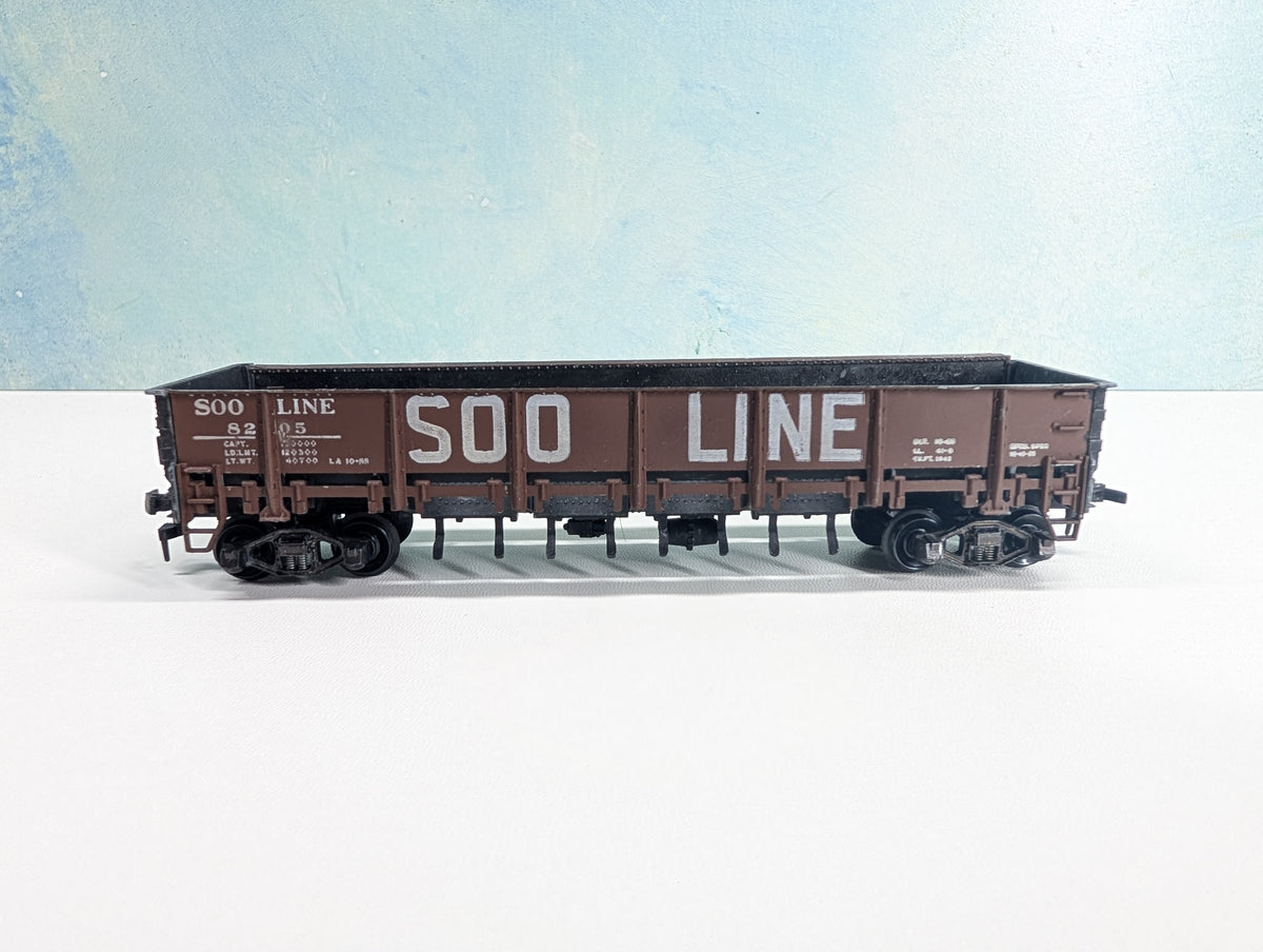 USED Ulrich HO Scale Drop Bottom Gondola, Metal SOO Line #8202