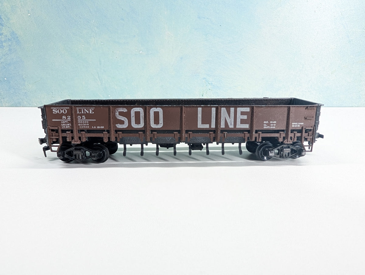 USED Ulrich HO Scale Drop Bottom Gondola, Metal SOO Line #8202