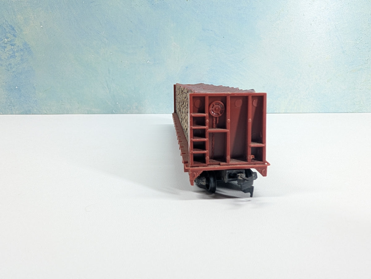 USED Revell HO Scale Bulkhead Flat Car w/ Load Atlantic Coast Line ACL #4150