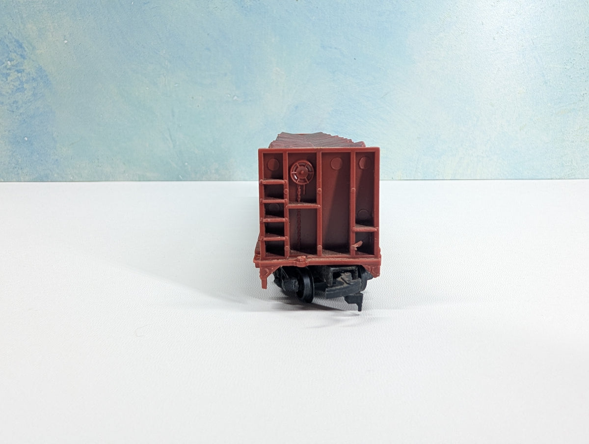 USED Revell HO Scale Bulkhead Flat Car w/ Load Atlantic Coast Line ACL #4150