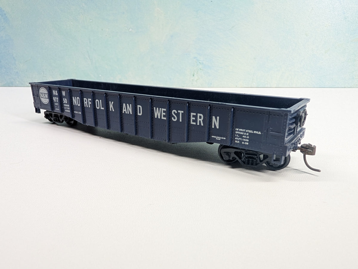 USED Athearn HO Scale 50' Gondola Norfolk & Western NW #97750