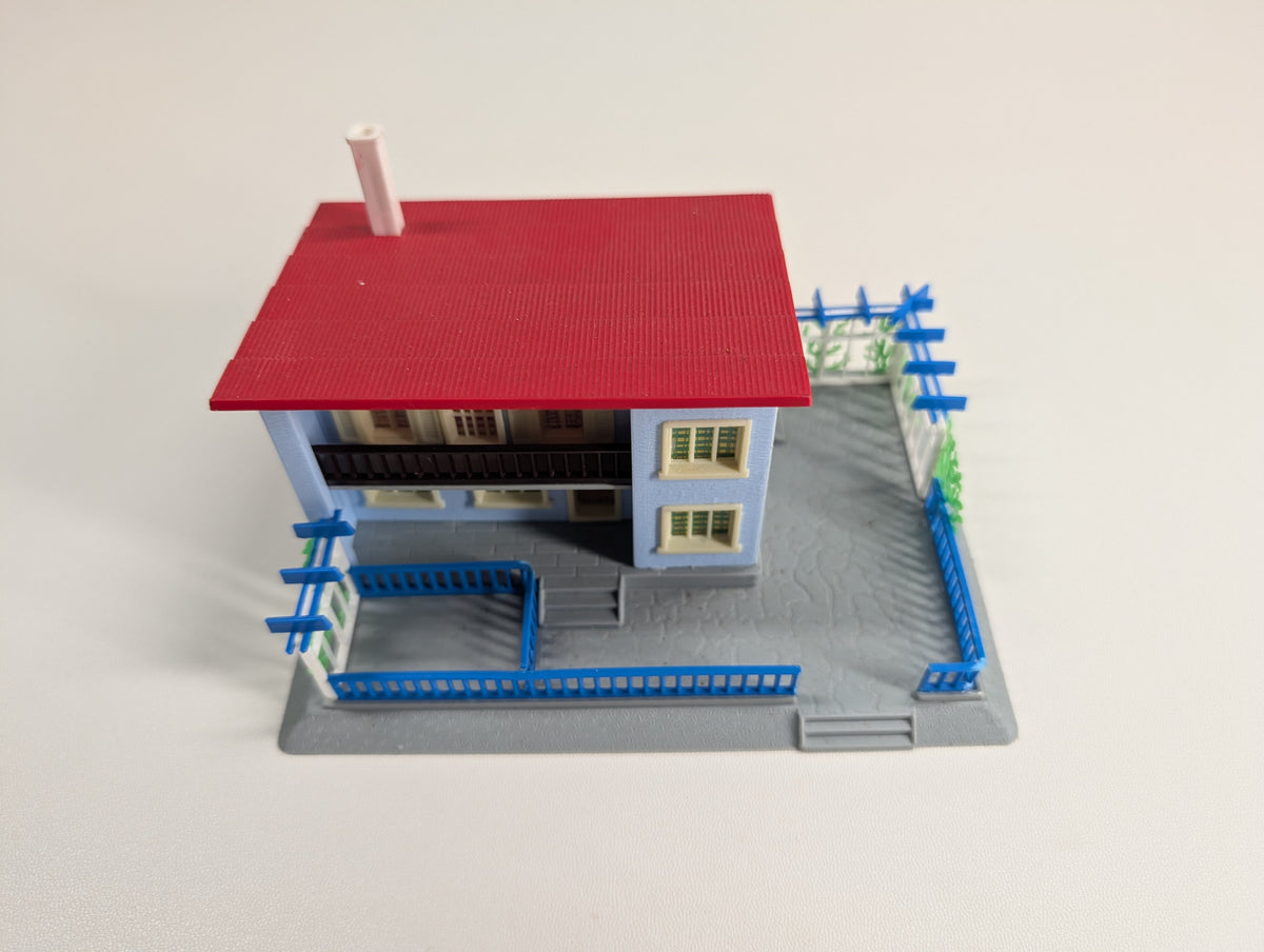 USED Hoffmann HO Scale 2 Family Apartment Building
