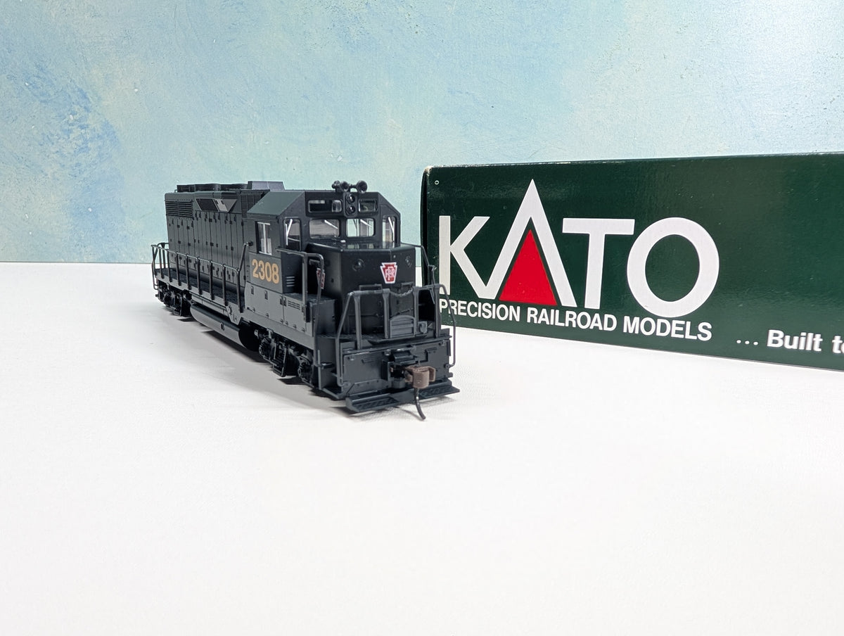 KATO #37-02A HO Scale EMD GP35 Ph 1a Diesel Locomotive Pennsylvania PRR #2308 DB - Runs Great DC