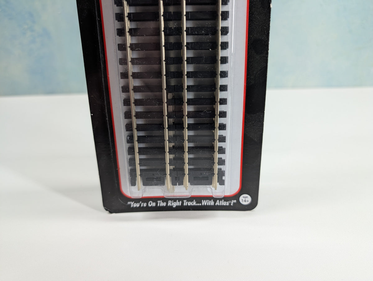 Atlas 822 HO Scale 6" Straight Nickel Silver Code 100 Track (4 pcs)
