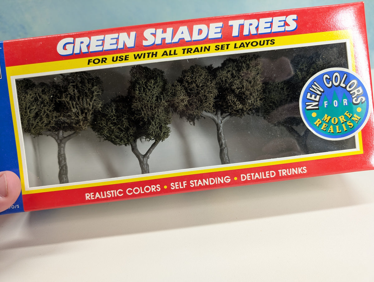 Life-Like 1921 HO Scale Green Shade Trees (4 pcs)