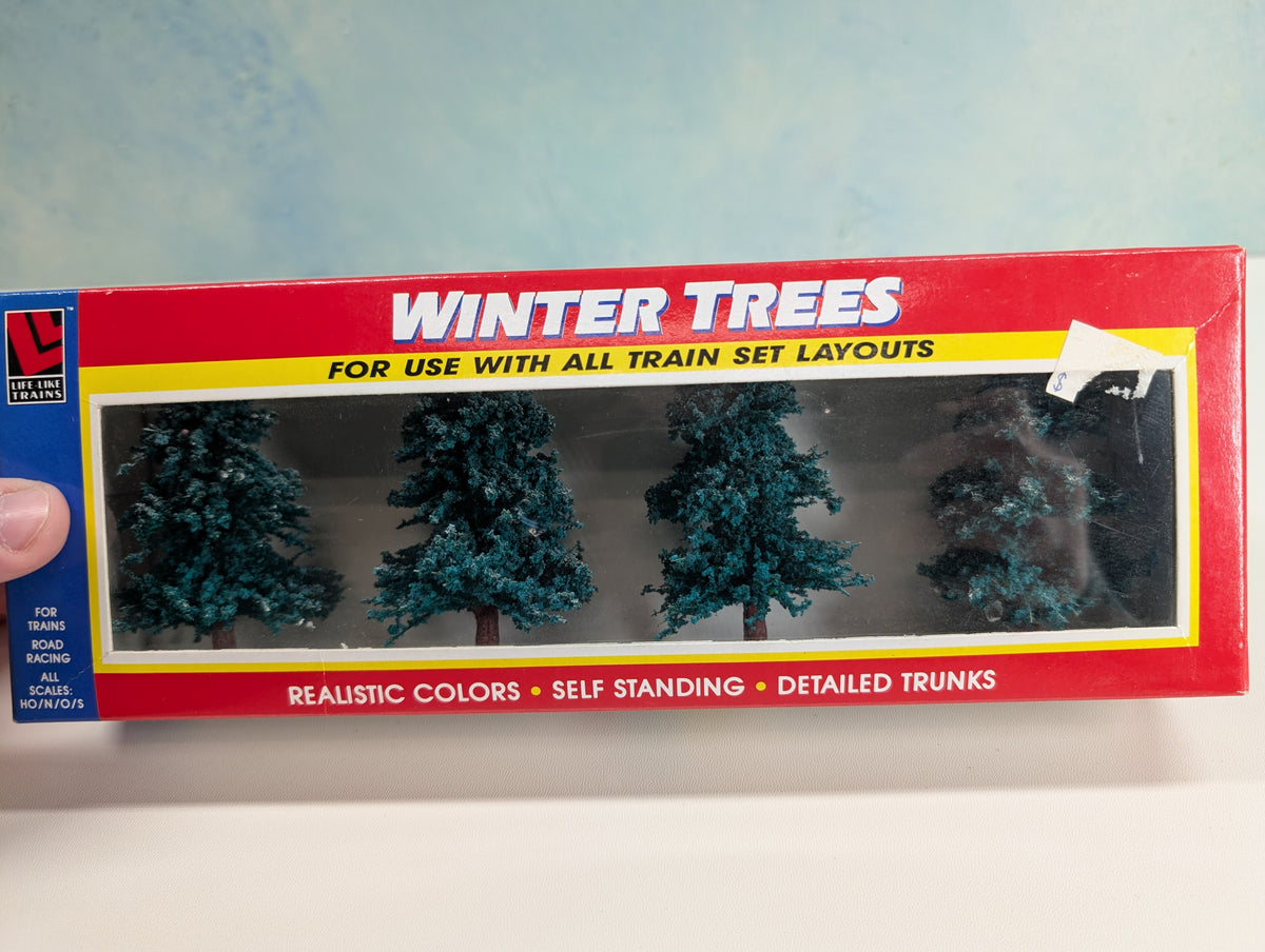 Life-Like 1901 HO Scale Winter Trees (4 pcs)