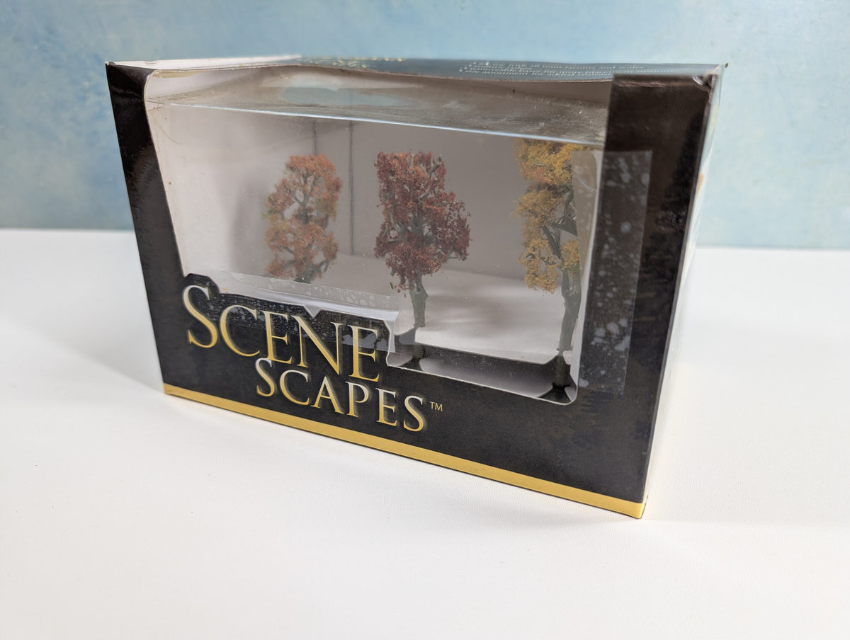 Bachmann 32055 HO Scale Scene Scapes 3" to 4" Autumn Aspen Trees (3 pcs)