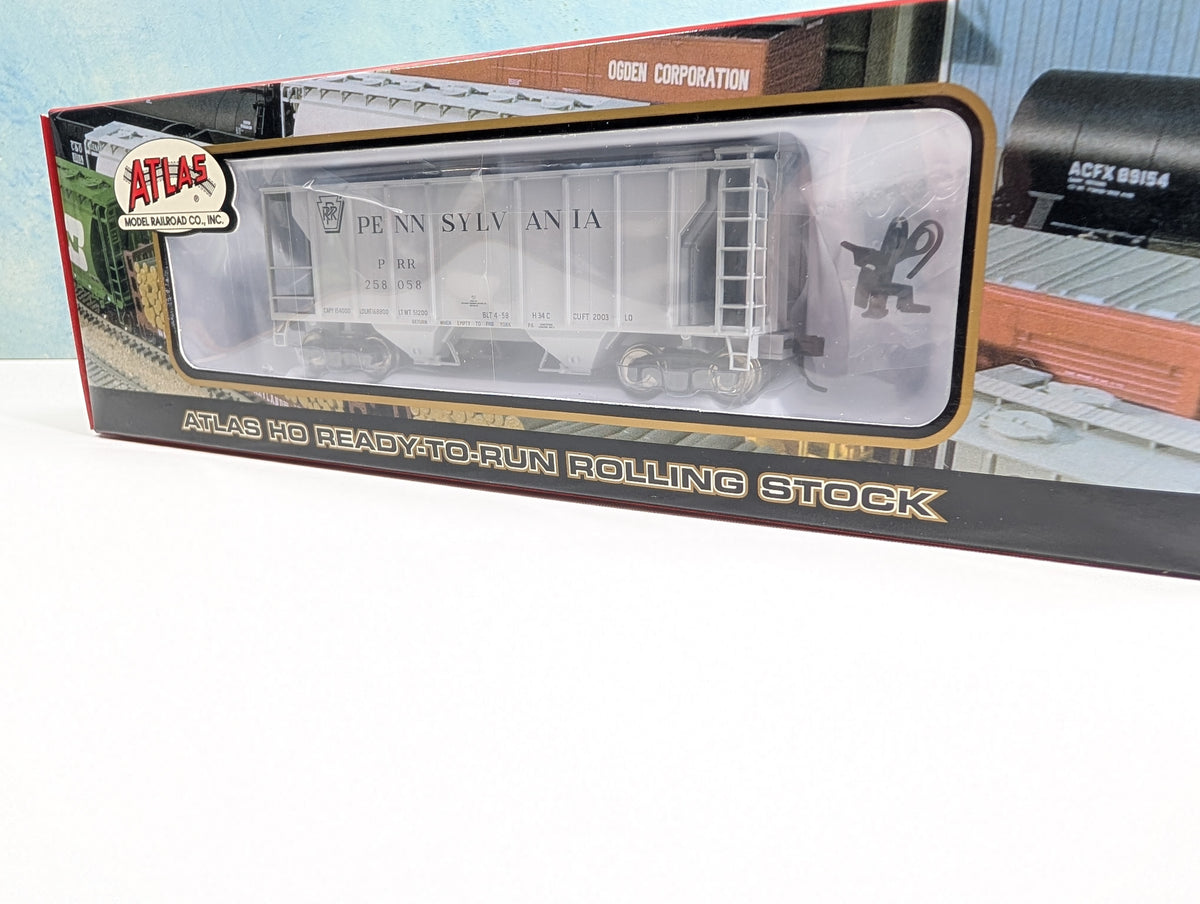 Atlas #1598-2 HO Scale PS-2 Covered Hopper Pennsylvania PRR #258058