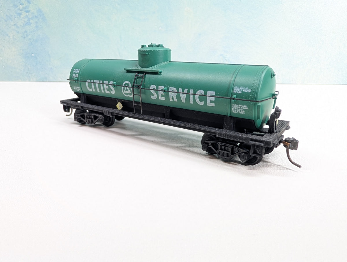 USED Mantua HO Scale Single Dome Tank Car Cities Service CSOX #2549