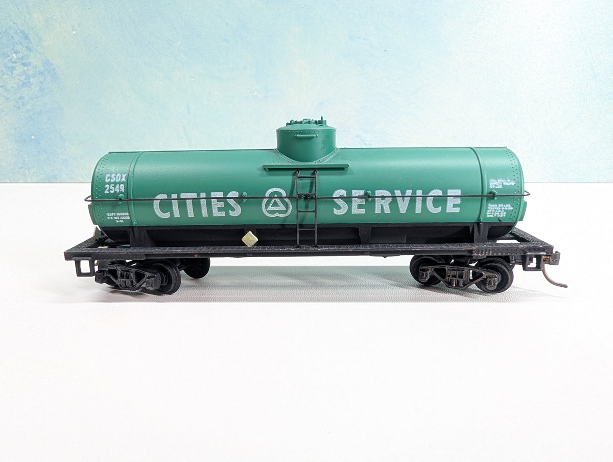 USED Mantua HO Scale Single Dome Tank Car Cities Service CSOX #2549