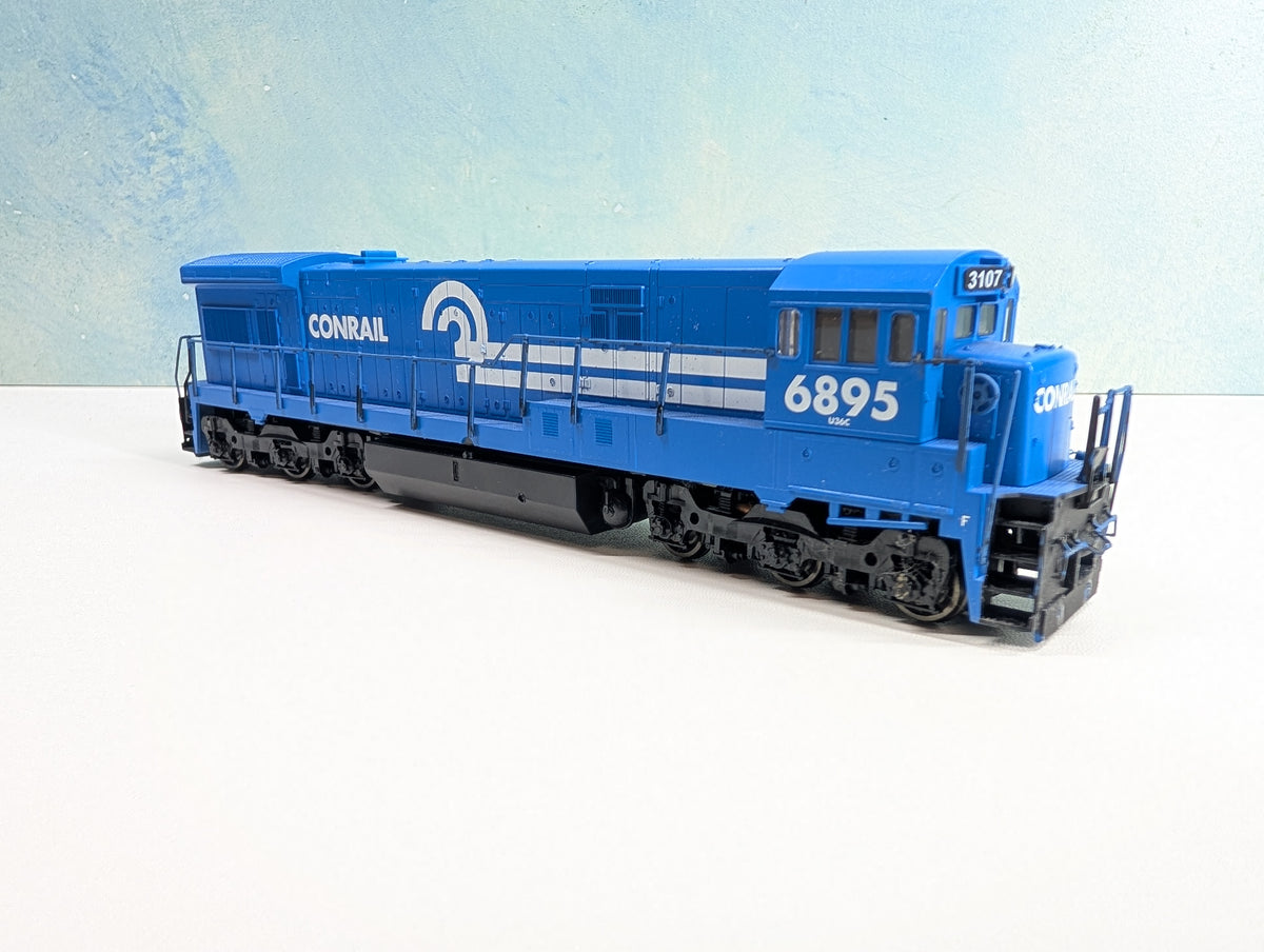 USED Atlas HO Scale U36C Diesel Locomotive Conrail CR #6895 Runs Great DC