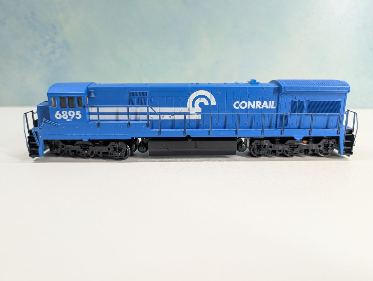 USED Atlas HO Scale U36C Diesel Locomotive Conrail CR #6895 Runs Great DC