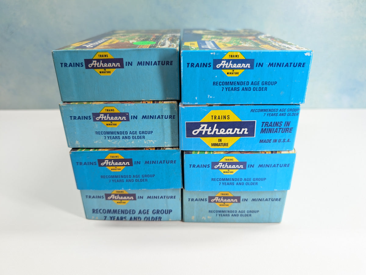 USED Athearn HO Scale Lot of Empty Train Boxes for Storage (8 pcs)