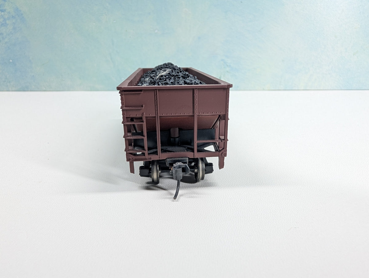 USED Athearn HO Scale 2 Bay Hopper w/ Load Western Maryland WM #16502 Metal Wheels