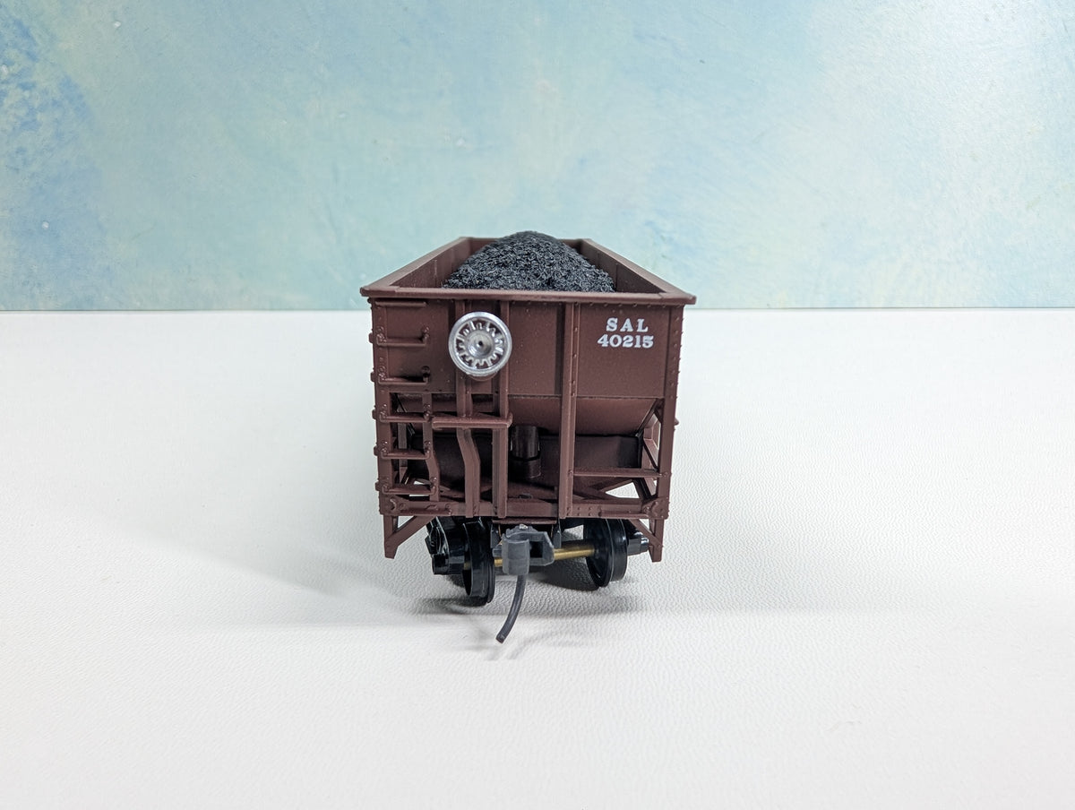 USED Stewart Hobbies HO Scale Hopper w/ Coal Load Seaboard SAL #40215