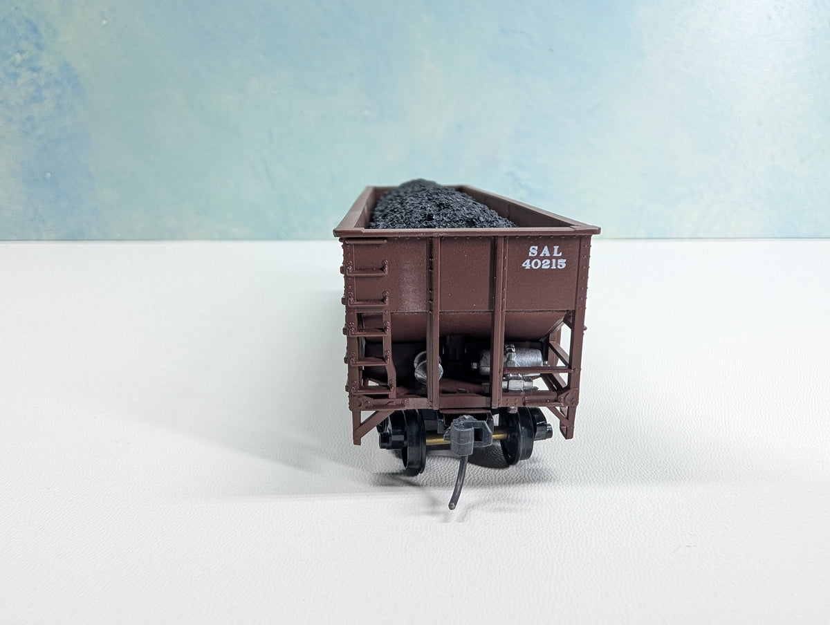 USED Stewart Hobbies HO Scale Hopper w/ Coal Load Seaboard SAL #40215
