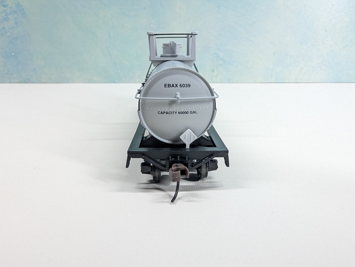 USED Athearn 7275 HO Scale Chemical Tank Car Ethyl Corporation EBAX #6039 Metal Wheels