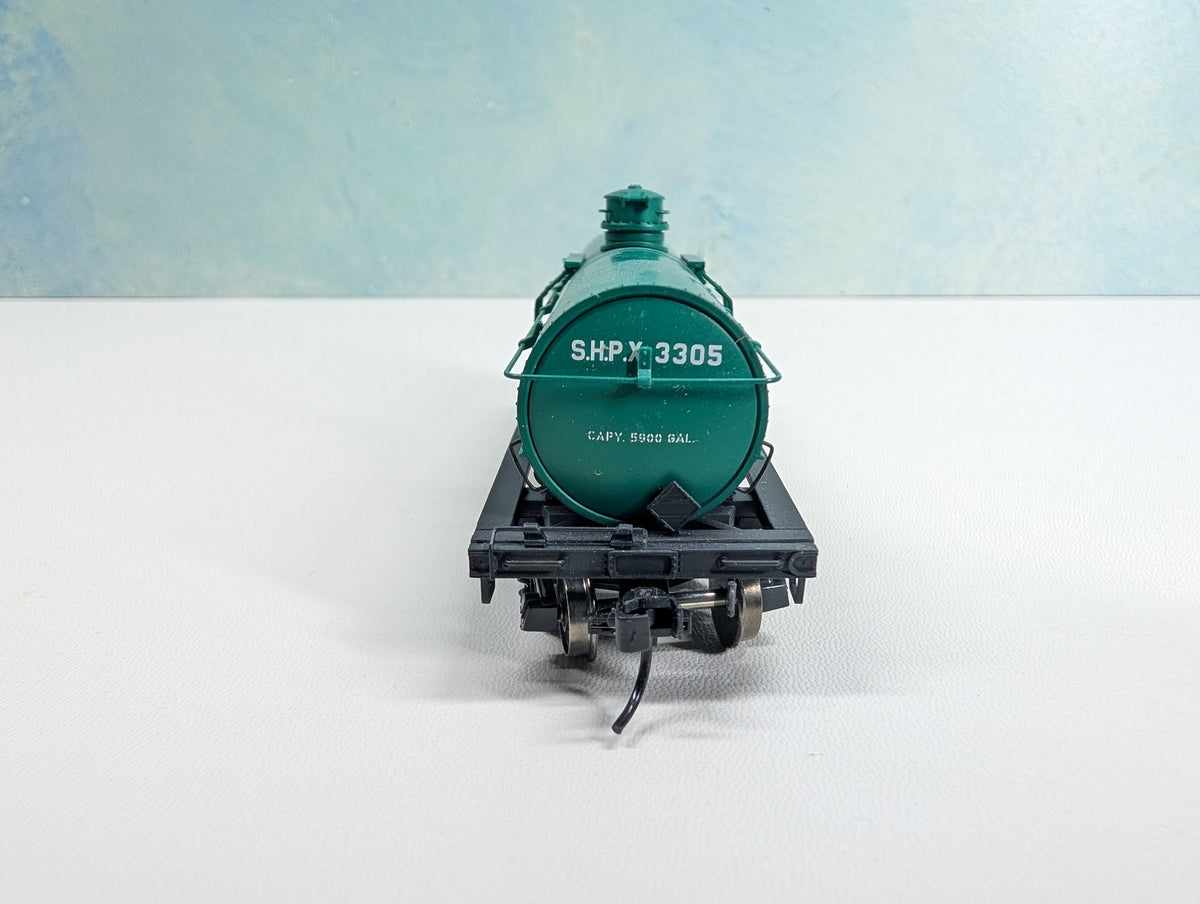 USED TRIX HO Scale 6k Gal Tank Car Mathieson Chemicals SHPX #3305 Metal Wheels
