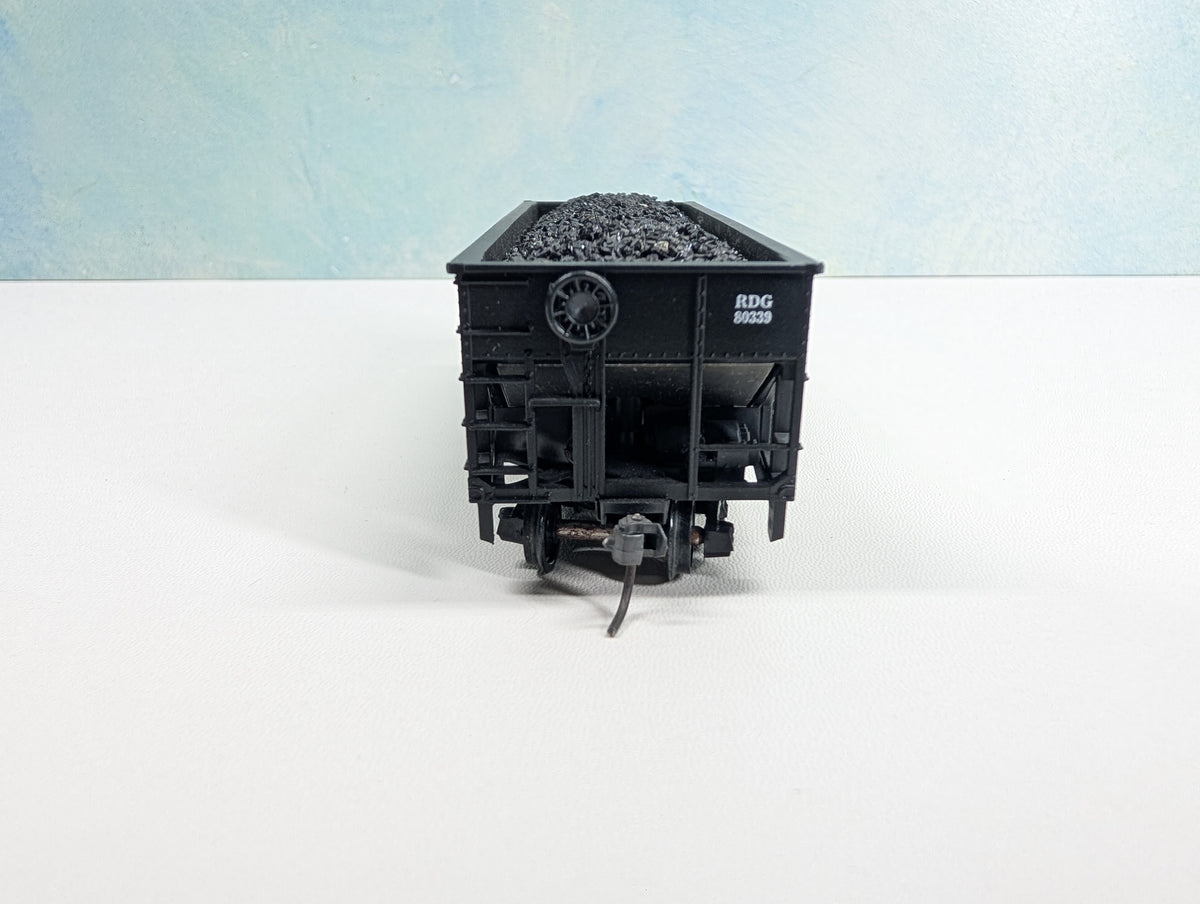 USED Athearn HO Scale Hopper w/ Coal Load Reading RDG #80339