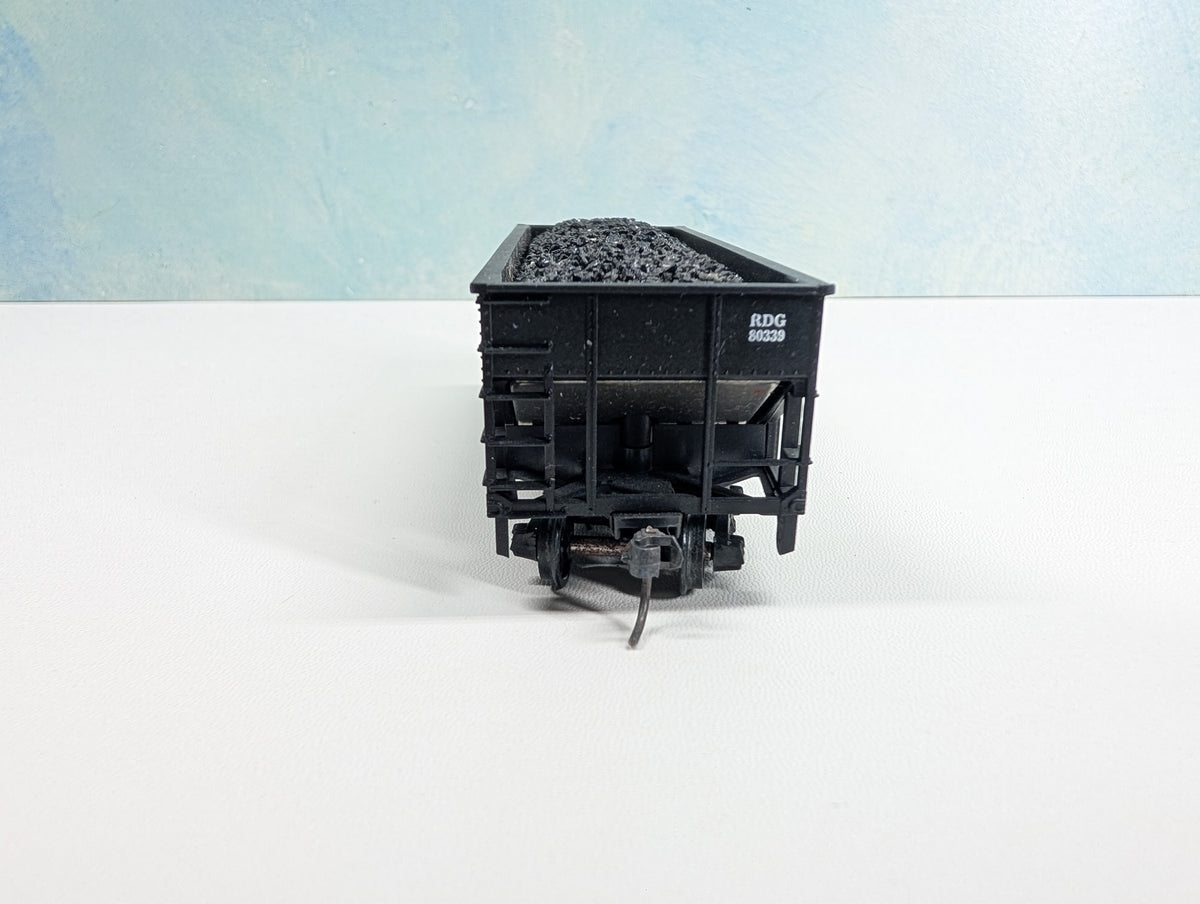 USED Athearn HO Scale Hopper w/ Coal Load Reading RDG #80339