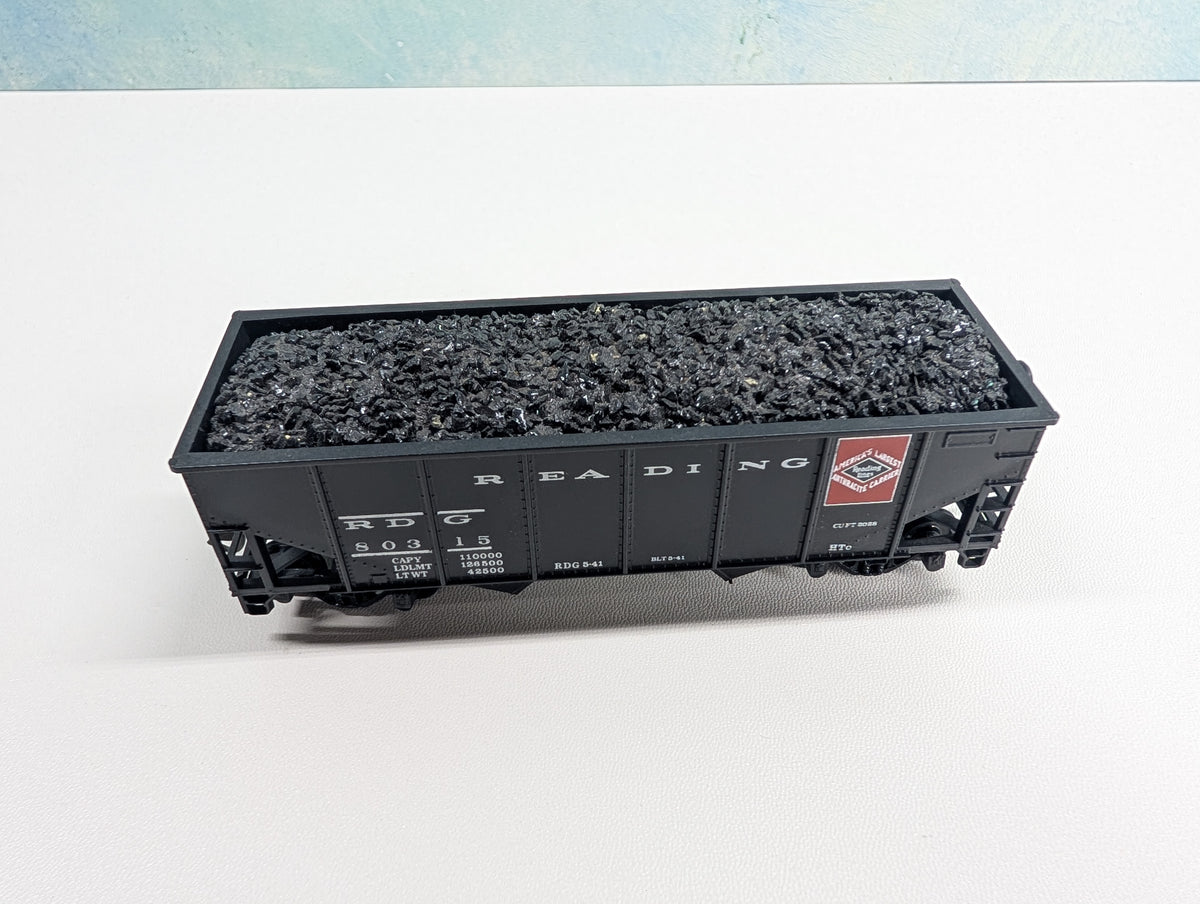USED Athearn HO Scale Hopper w/ Coal Load Reading RDG #80315