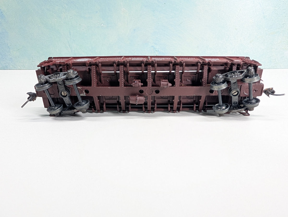 USED Ulrich HO Scale Drop Bottom Gondola Enterprise Railway Equipment Co. EREX #205 Metal Wheels