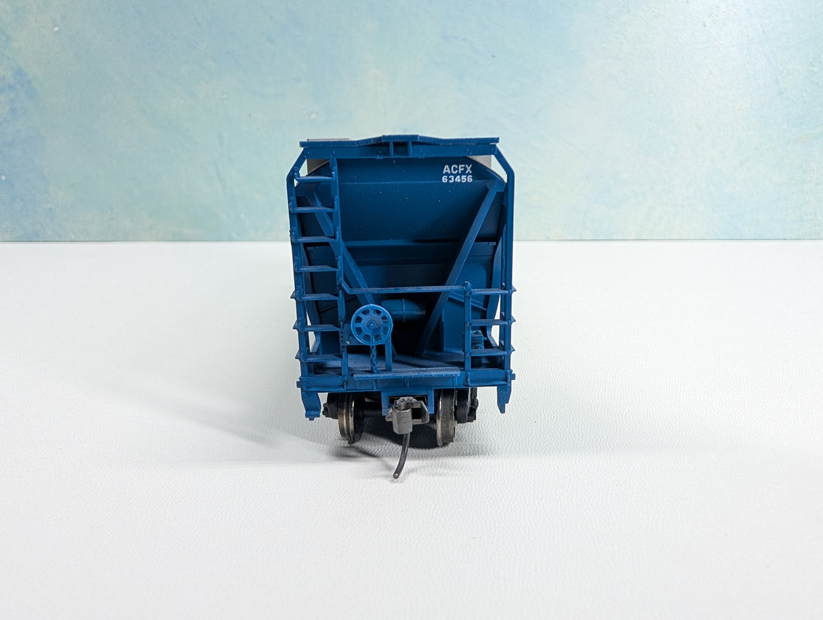 USED Atlas HO Scale ACF 3560 Covered Hopper Kerr-Mcgee ACFX #63456 Metal Wheels