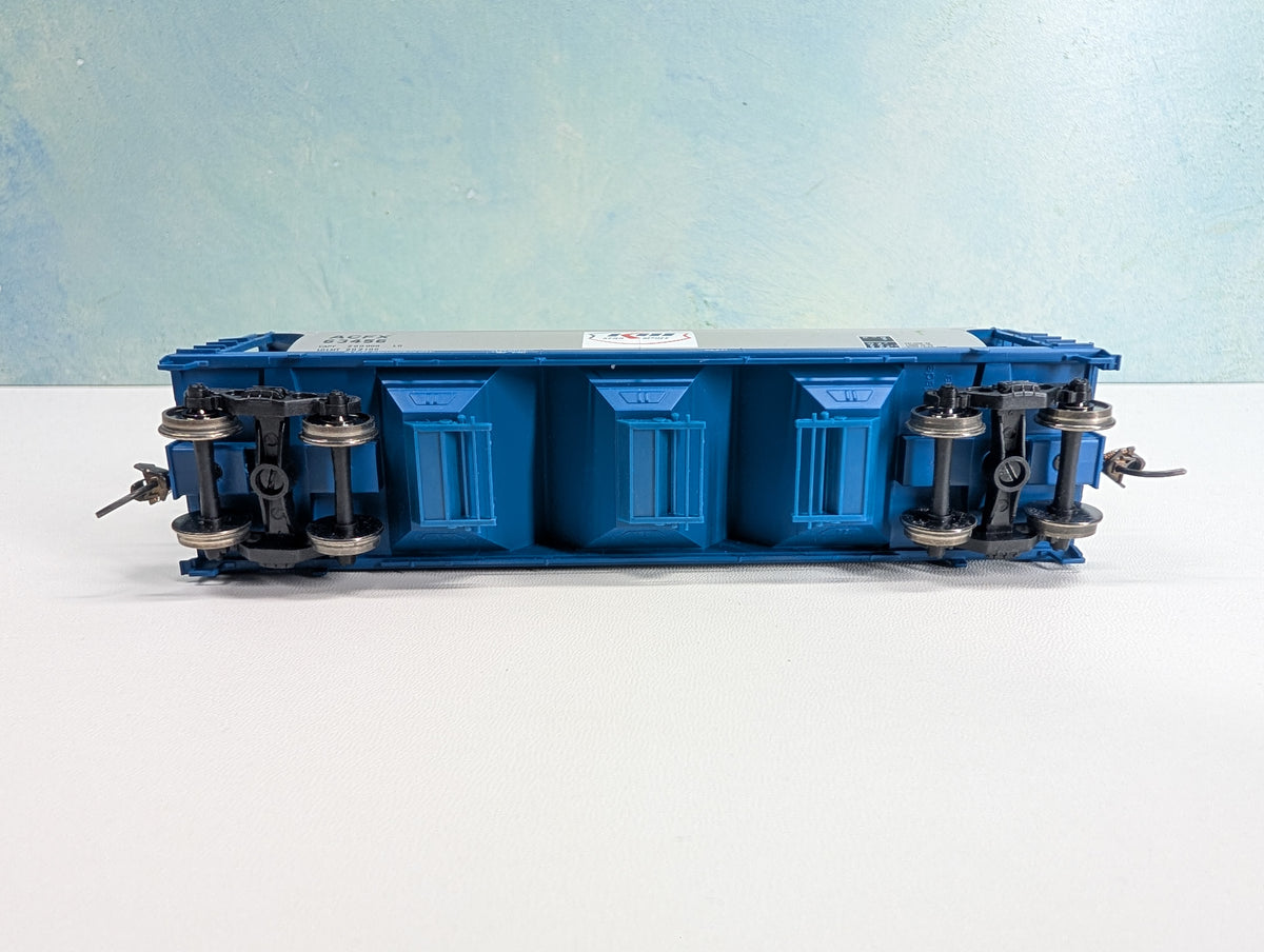 USED Atlas HO Scale ACF 3560 Covered Hopper Kerr-Mcgee ACFX #63456 Metal Wheels