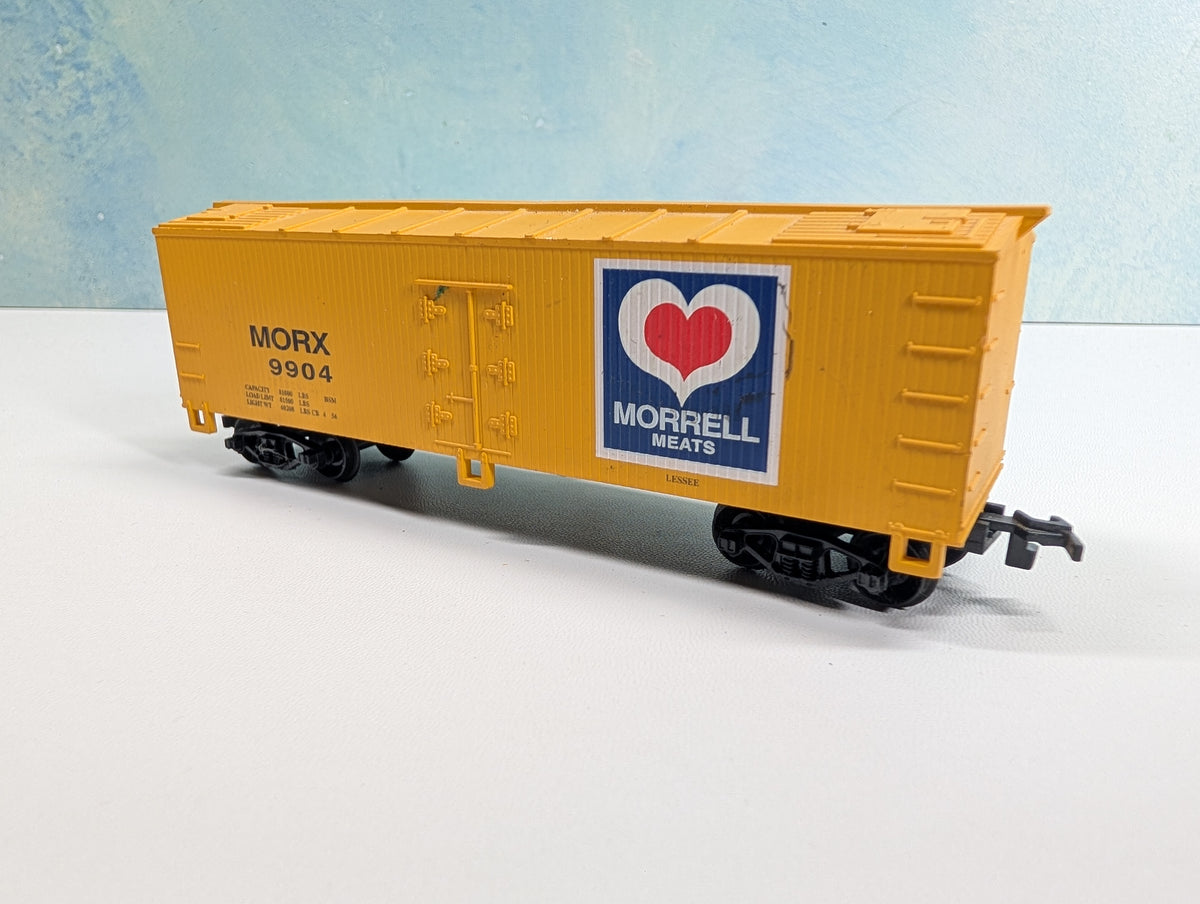 USED Life-Like HO Scale Reefer Morrell Meats MORX #9904