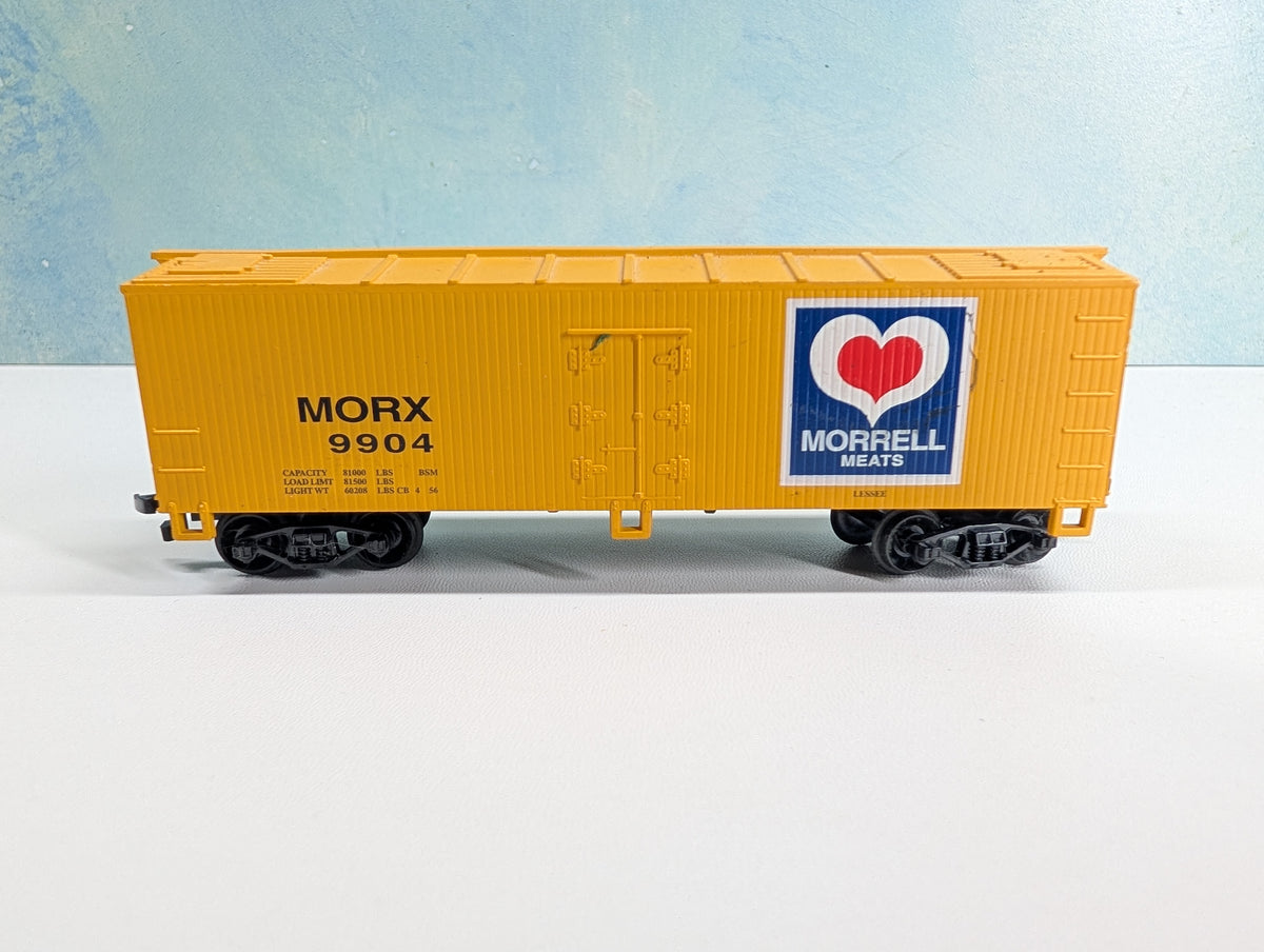 USED Life-Like HO Scale Reefer Morrell Meats MORX #9904