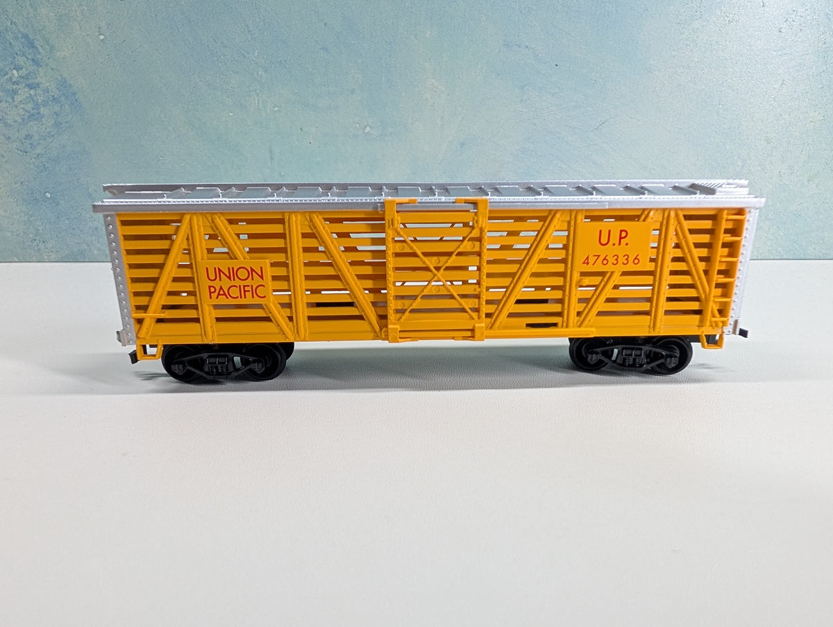 USED Life-Like HO Scale Cattle Stock Car Union Pacific UP #476336