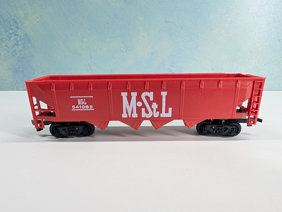 USED Bachmann HO Scale Quad Hopper Minneapolis & St Louis MStL #541085