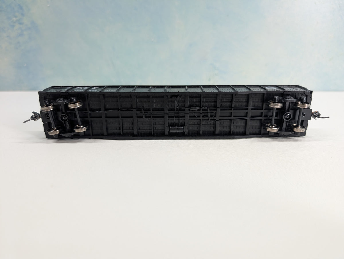 USED Life-Like HO Scale 52' Gondola w/ Load Erie #10355 Metal Wheels, Proto 2000