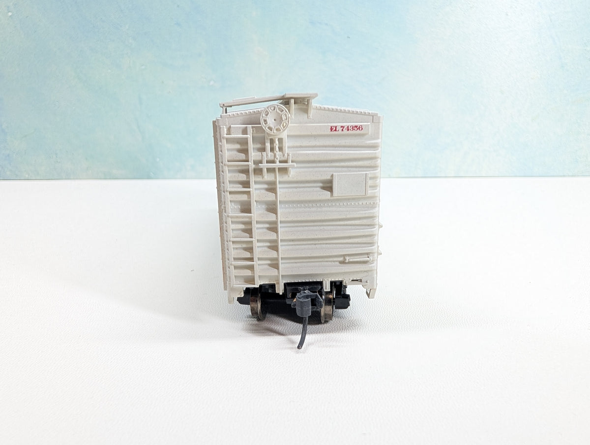 USED Accurail HO Scale 40' Box Car Erie Lackawanna EL #74356 Metal Wheels