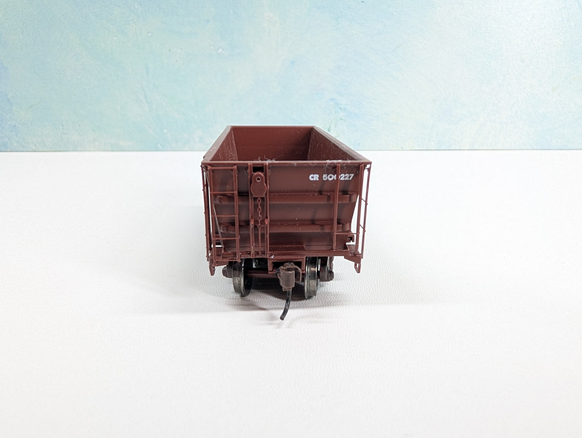 USED Athearn HO Scale Ore Car Tight-Bottom Low Conrail CR #500227 Metal Wheels