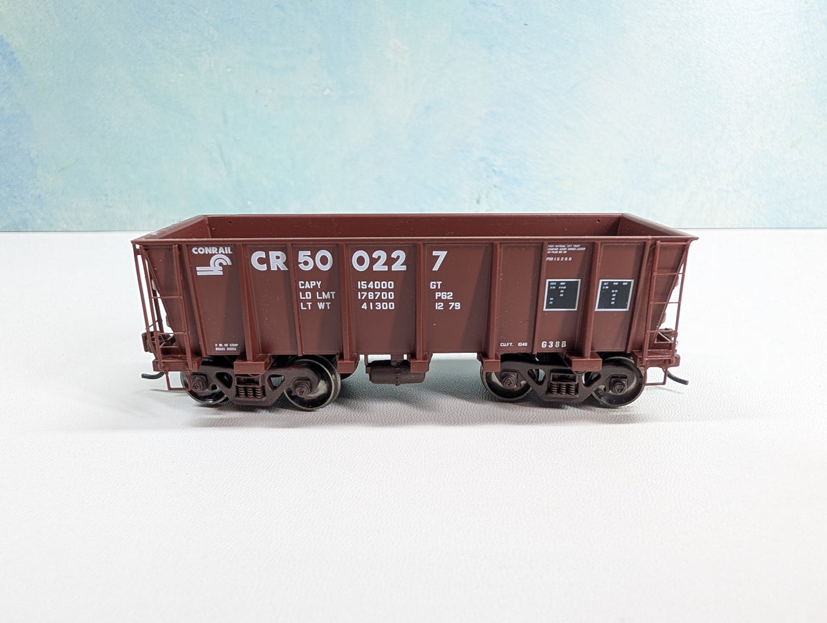 USED Athearn HO Scale Ore Car Tight-Bottom Low Conrail CR #500227 Metal Wheels