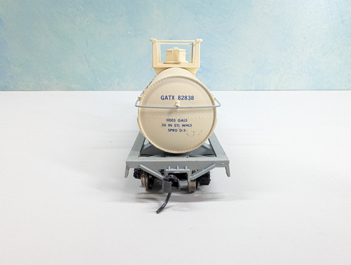 USED Athearn HO Scale Tank Car New Jersey Zinc Co. GATX #82838 Metal Wheels