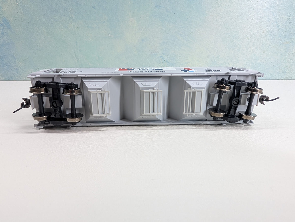 USED Atlas HO Scale 3560 Covered Hopper Watkins Salt ACFX #63909 Metal Wheels