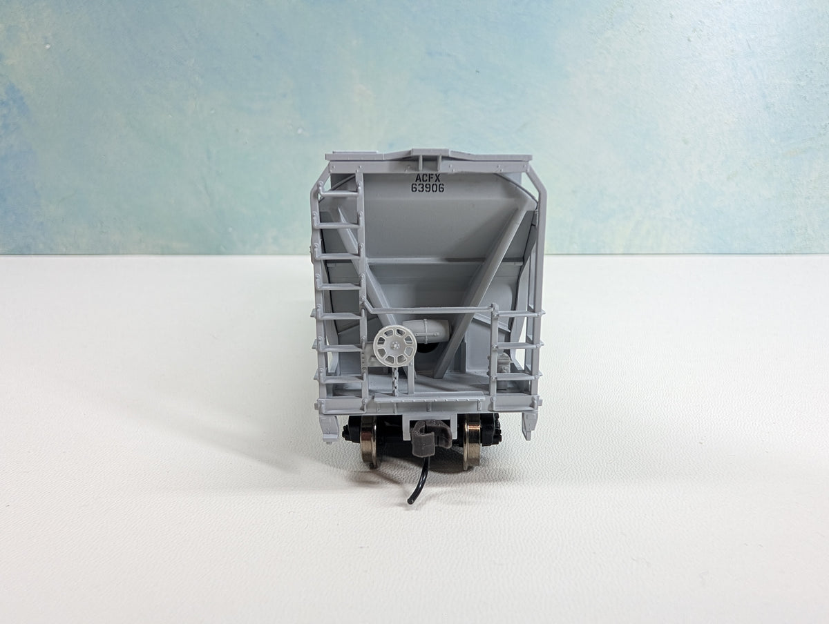 USED Atlas HO Scale 3560 Covered Hopper Watkins Salt ACFX #63906 Metal Wheels